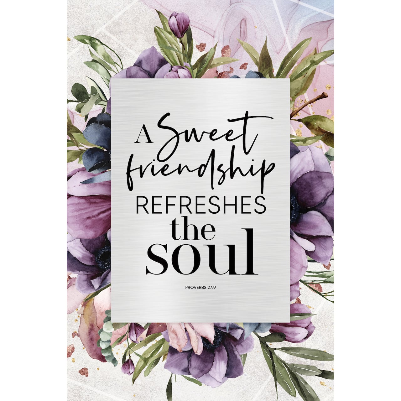 A Sweet Friendship Plaque with Easel and Wall Hanger
